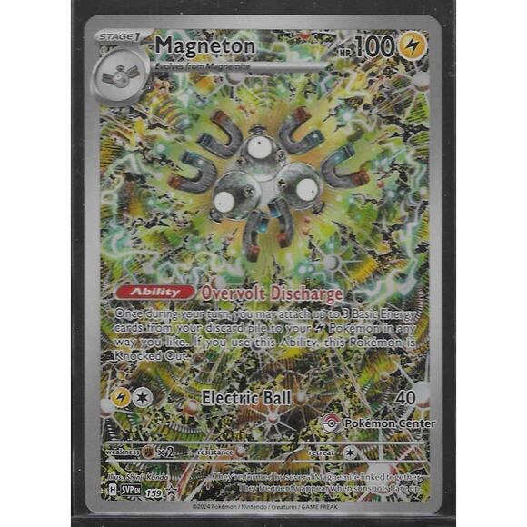 Magneton SVP 159 Surging Sparks ETB Pokemon Center Stamp Promo Holo NM - Picture 1 of 2